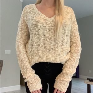 BDG open knit oversized pullover sweater size S